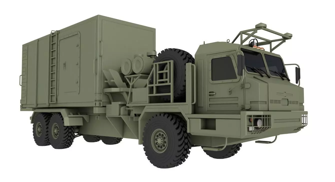 50K6 Command Control Vehicle S-350 Vityaz 3D model_0