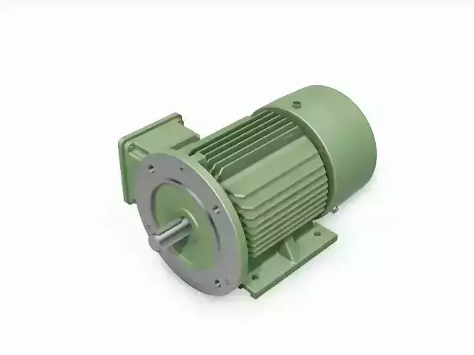 90L B35 Left IEC electric motor - 3D CAD model