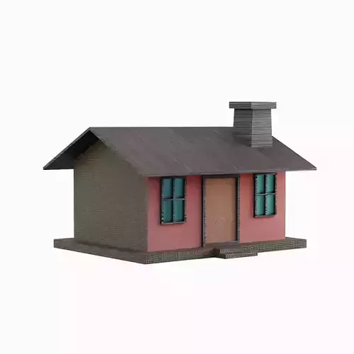 Low Poly House 03 Low-poly 3D model Low Poly House 03 Low-poly 3D model