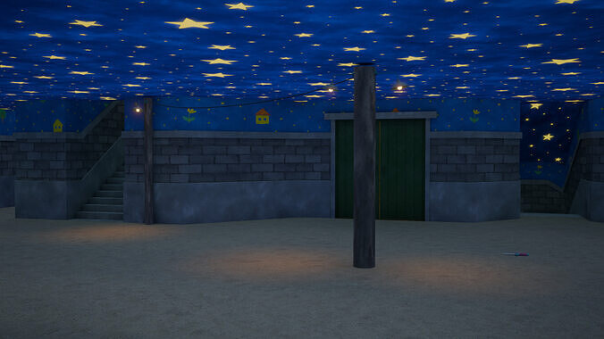 Squid Game Hide and Seek Map 3D model