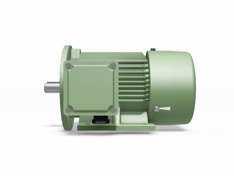 90L B35 Right IEC electric motor - 3D CAD model 3D model_2