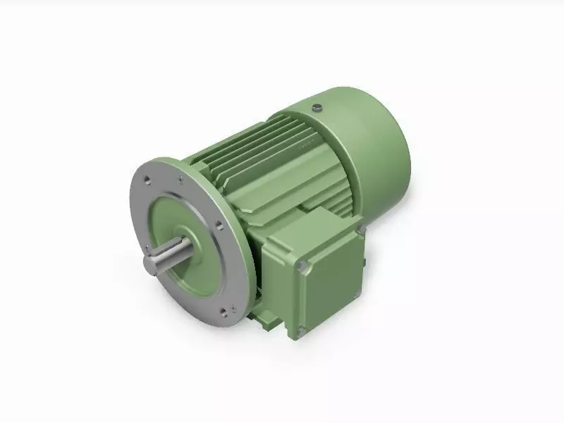 90L B35 Right IEC electric motor - 3D CAD model 3D model_0
