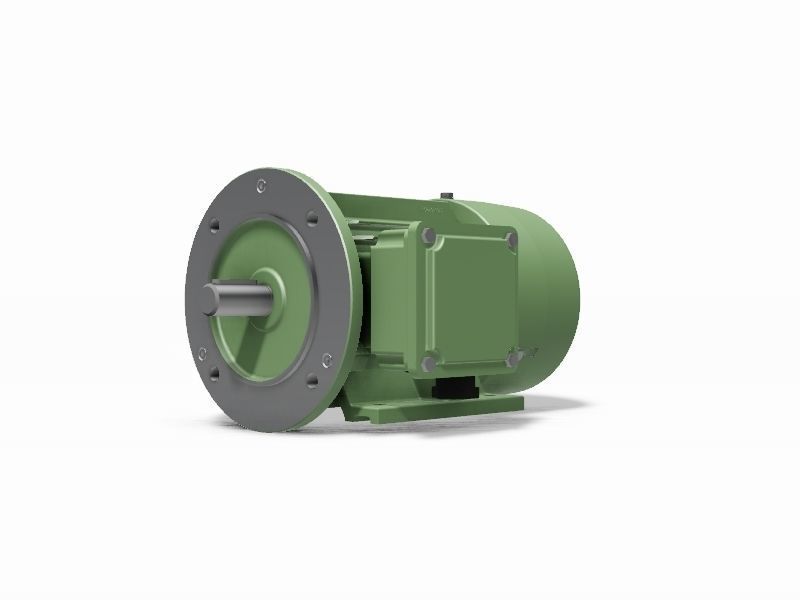 90L B35 Right IEC electric motor - 3D CAD model 3D model_1
