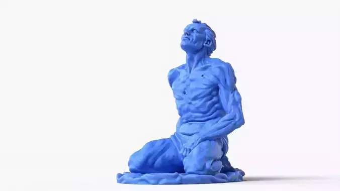 Impaled Incense Meditation Figure