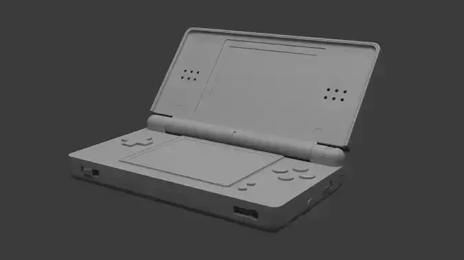 Nintendo DS Lite 3D Model