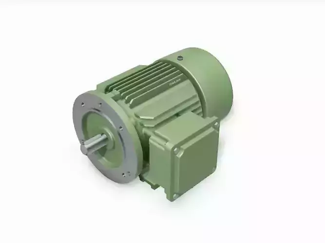80 B34b Right IEC electric motor - 3D CAD model