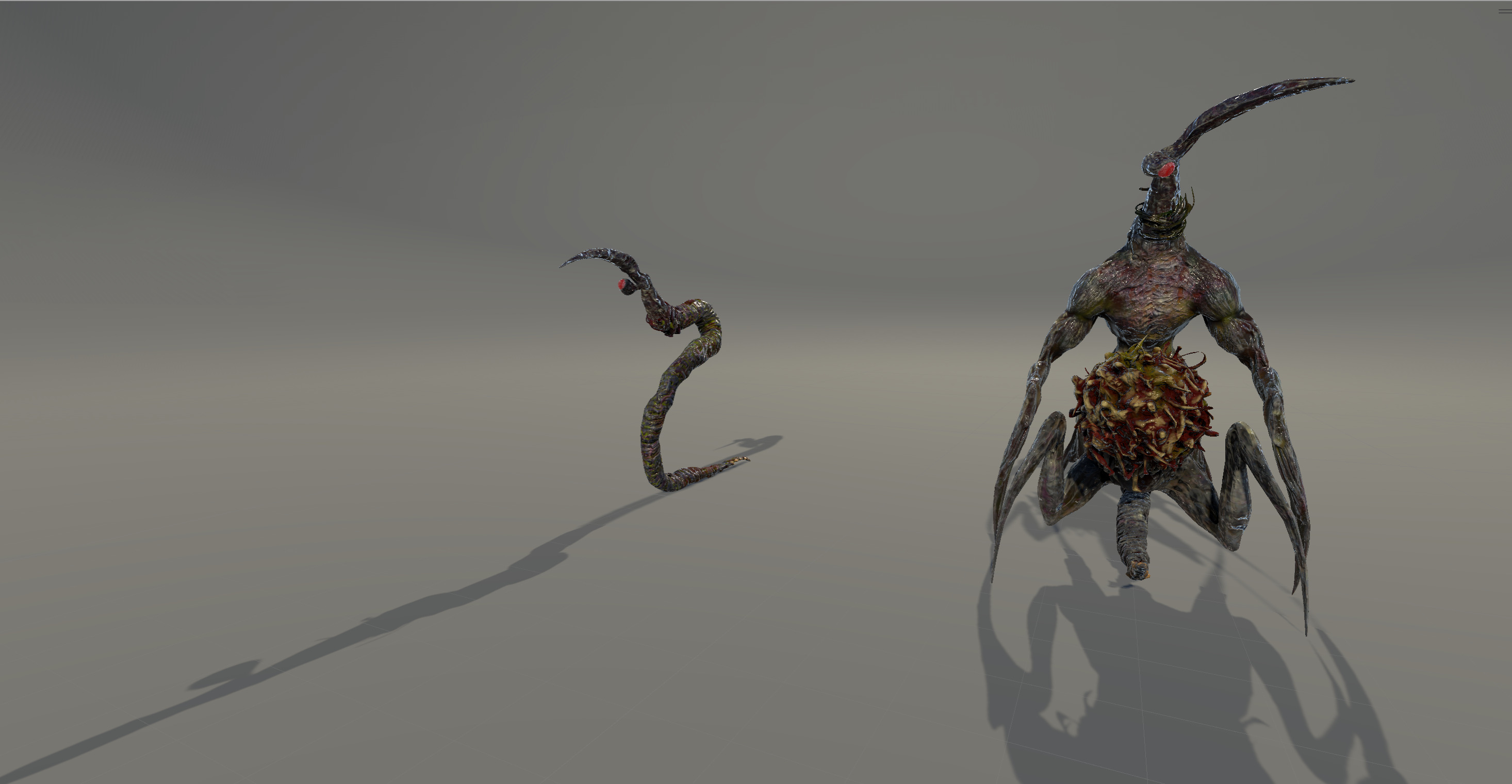 Monster Boss Pack1 transformable Low-poly 3D model_9