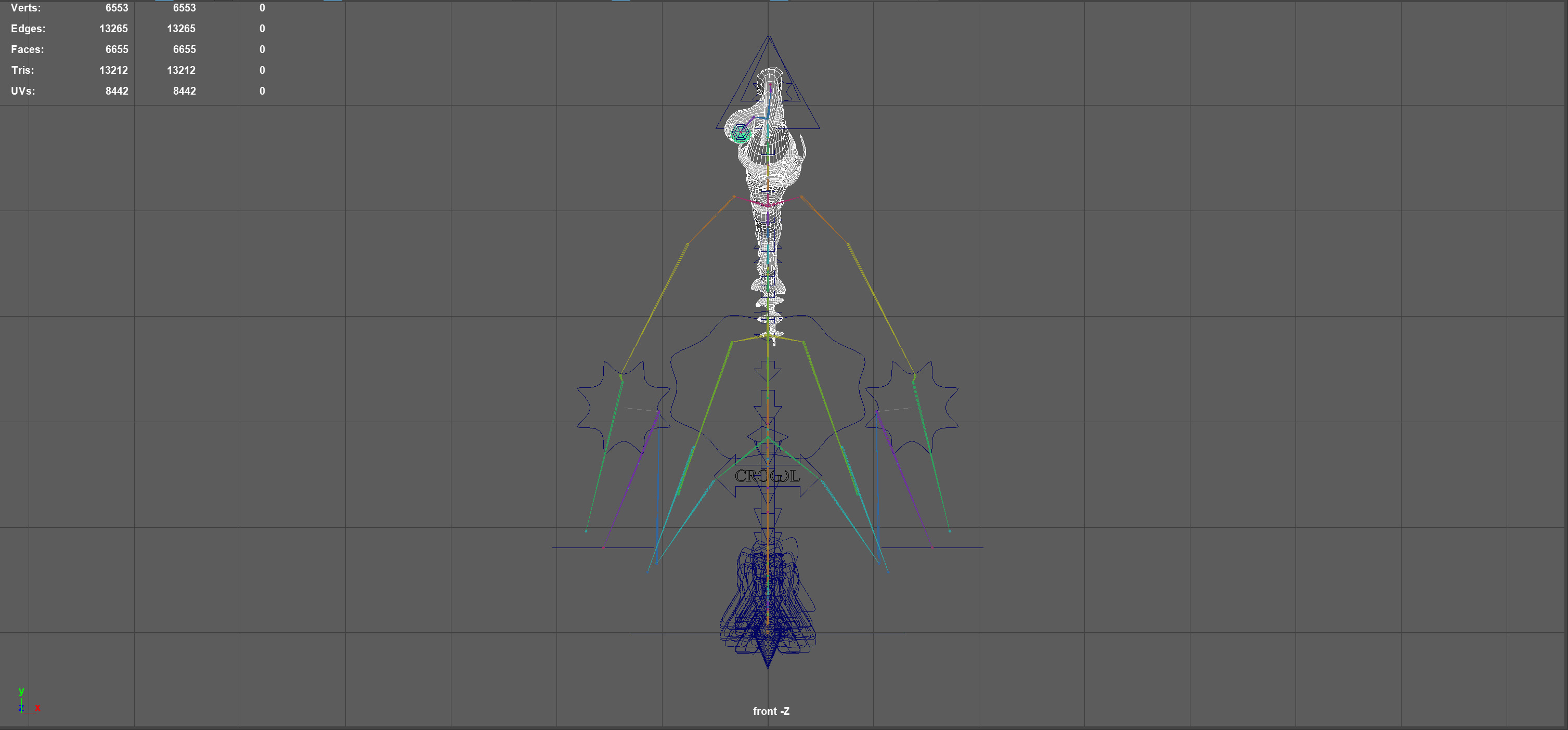 Monster Boss Pack1 transformable Low-poly 3D model_19