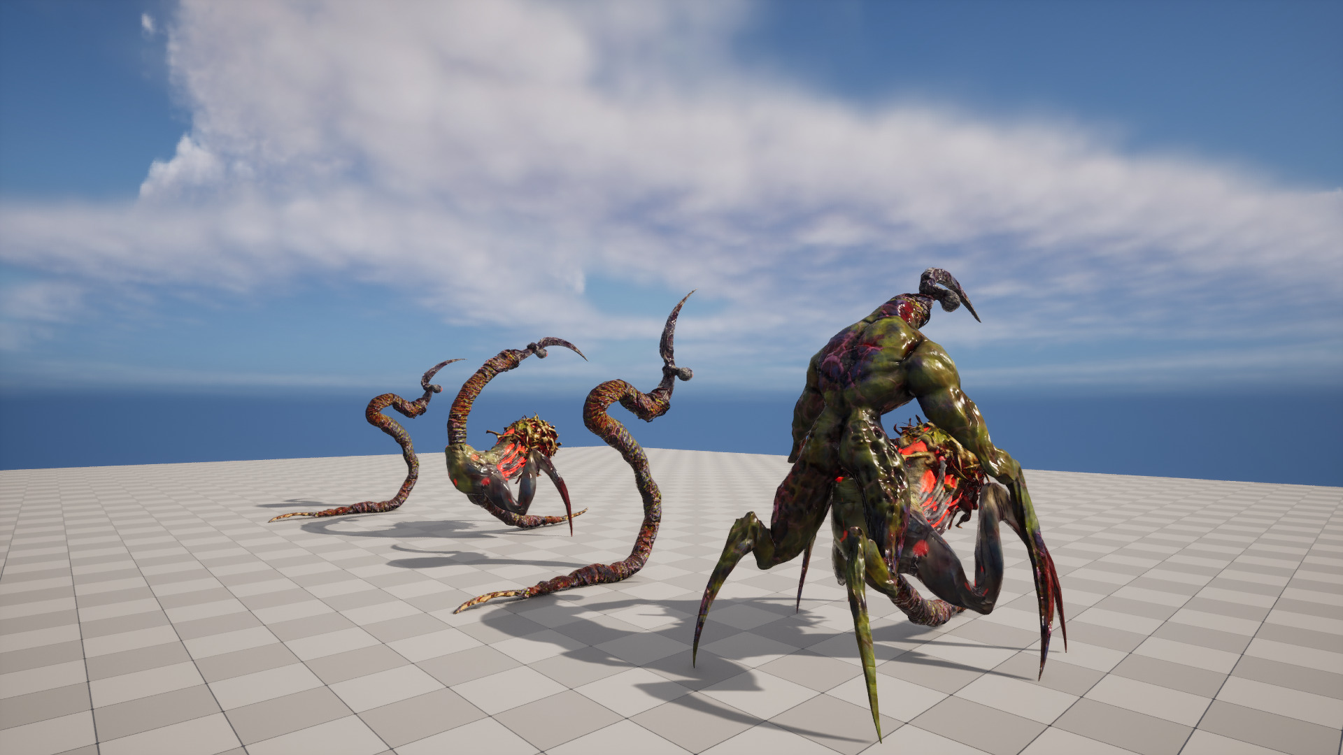 Monster Boss Pack1 transformable Low-poly 3D model_6