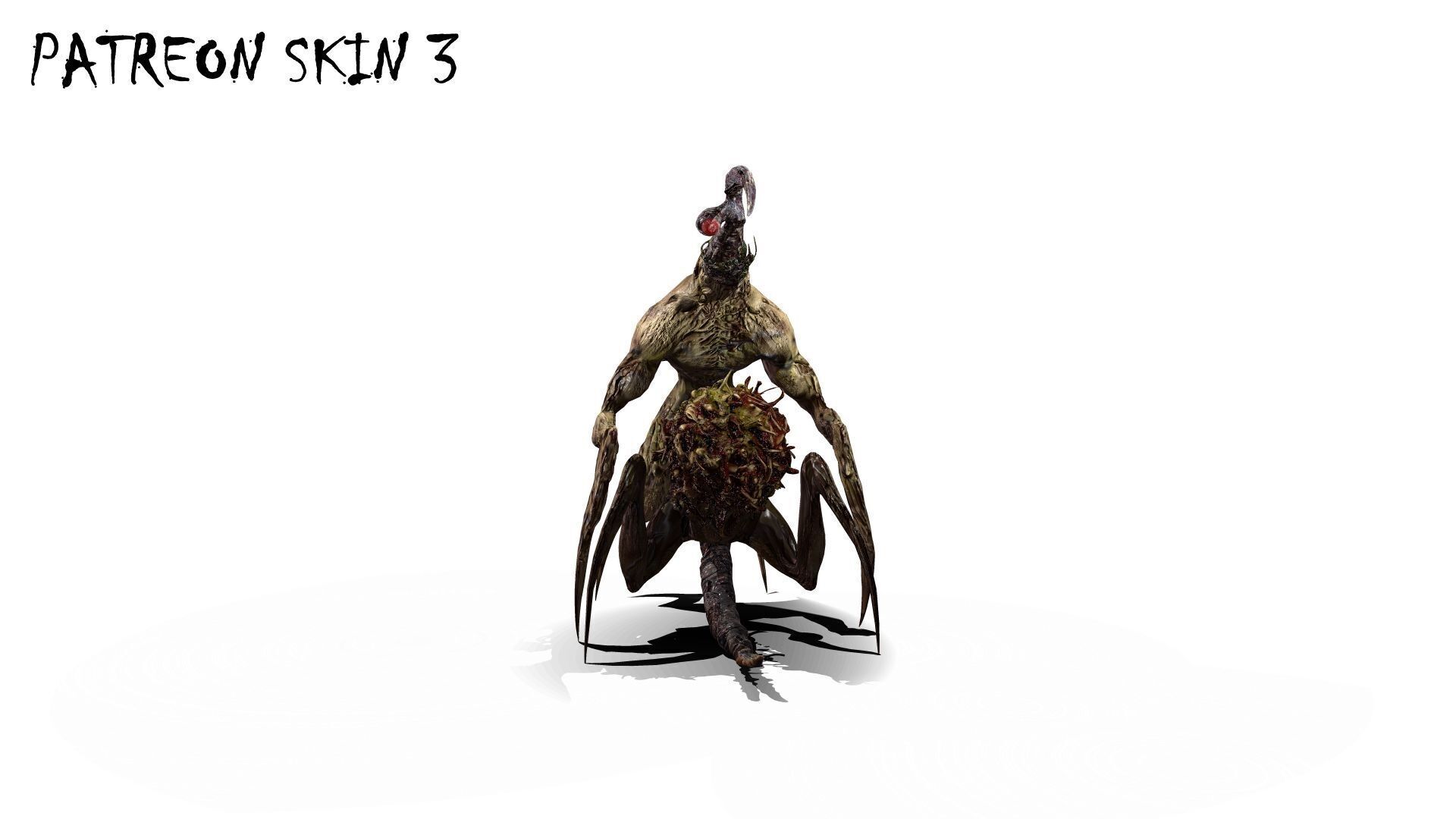 Monster Boss Pack1 transformable Low-poly 3D model_15