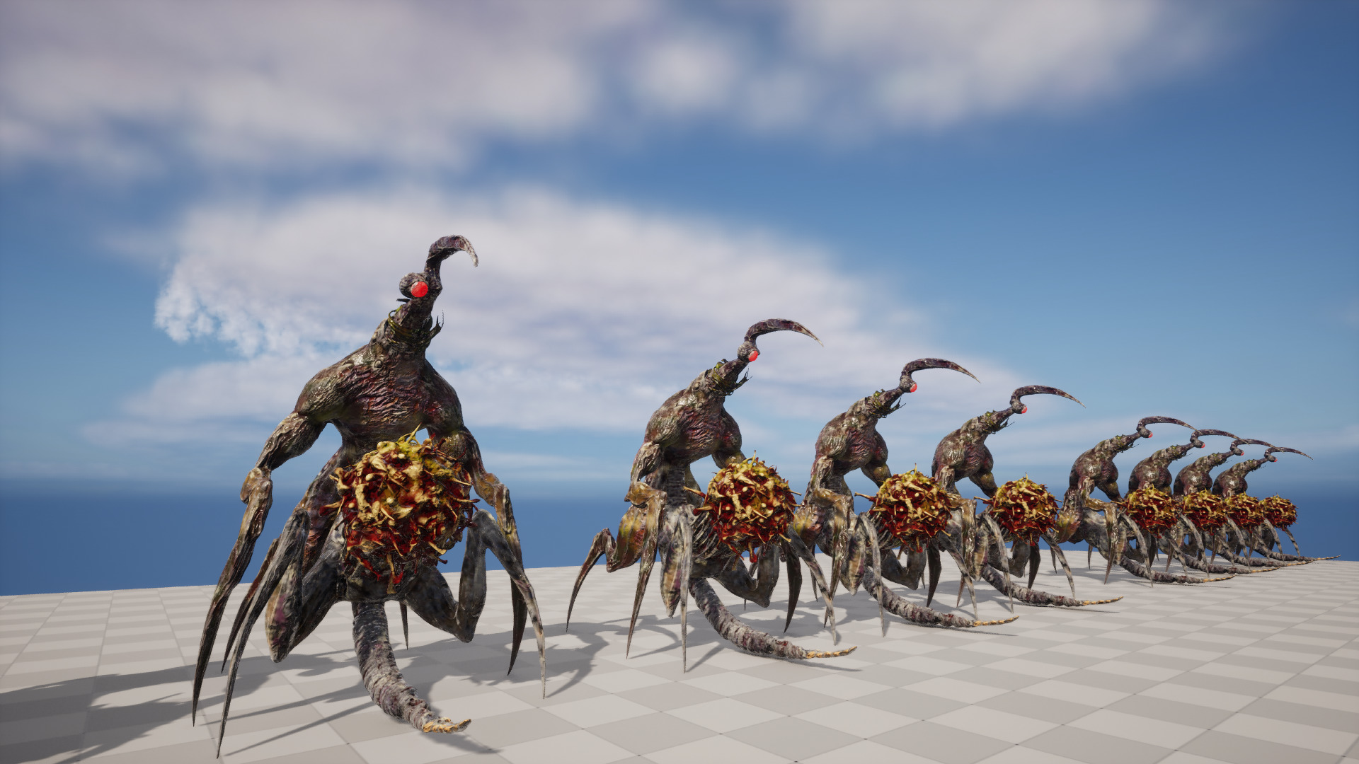 Monster Boss Pack1 transformable Low-poly 3D model_11