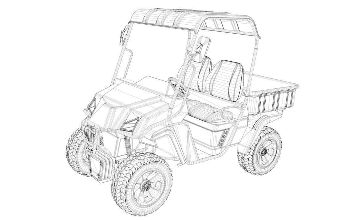 Military ATV 3D model_7