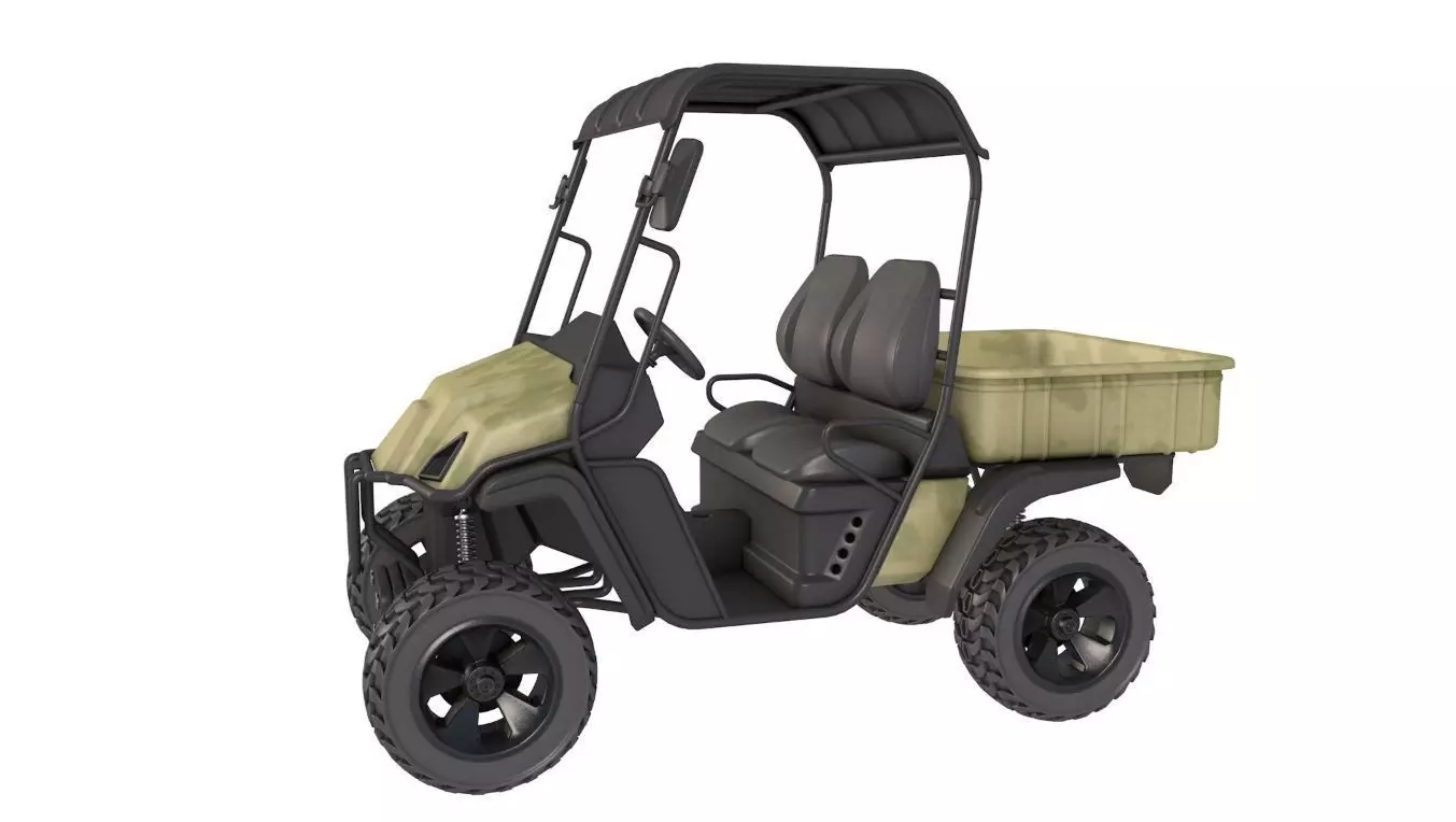 Military ATV 3D model_0