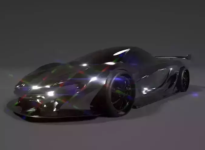 GTR Car 3d Model