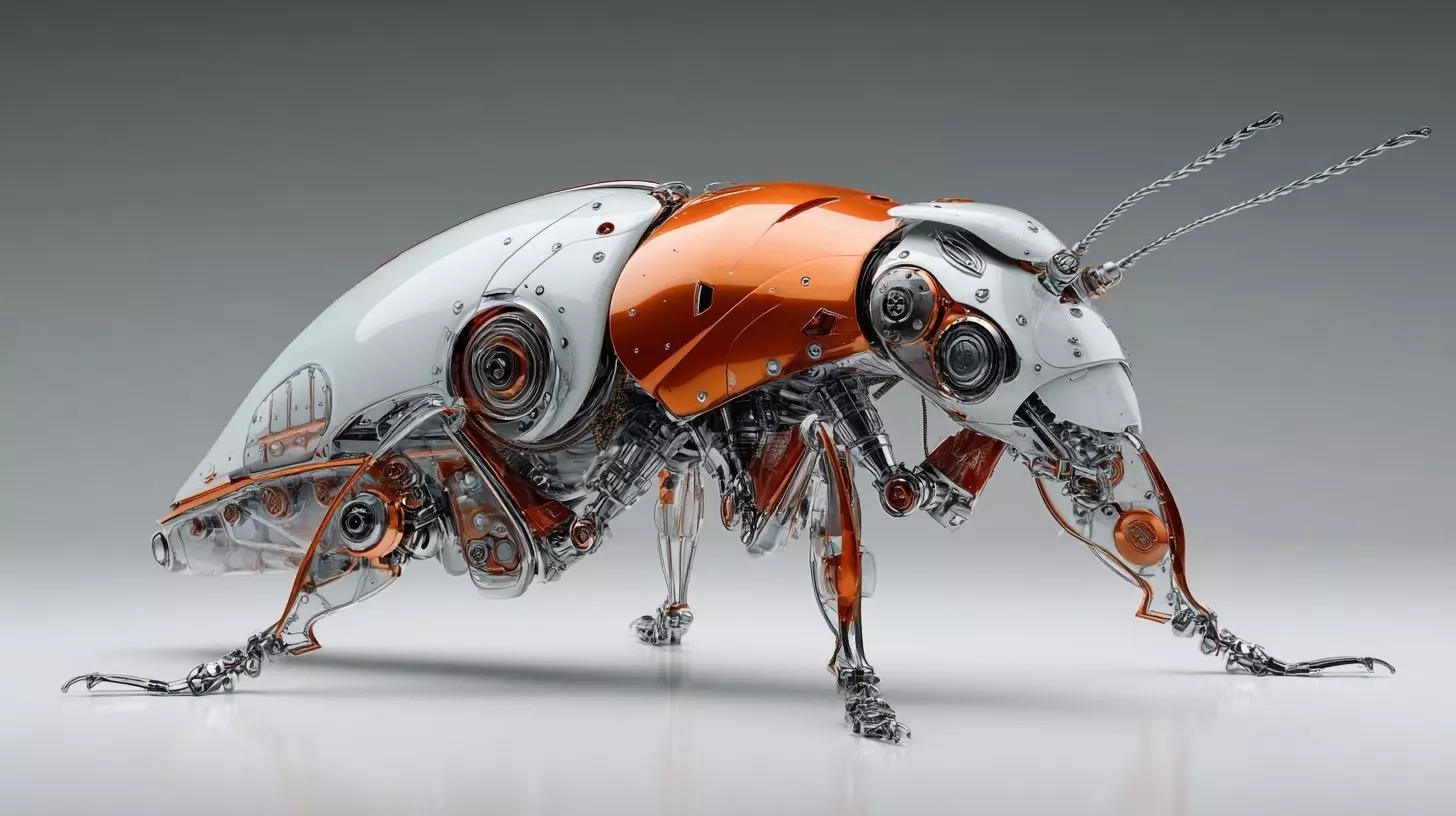 Cyberpunk Mechanical Beetle 3D Model 3D model