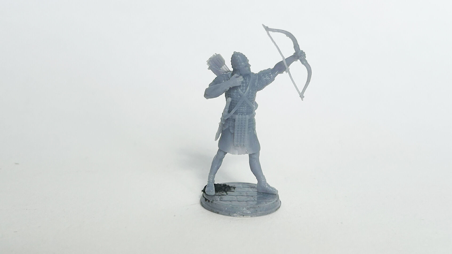 Roman Archer 2 Bow up the arrow is shot 3D print model_3
