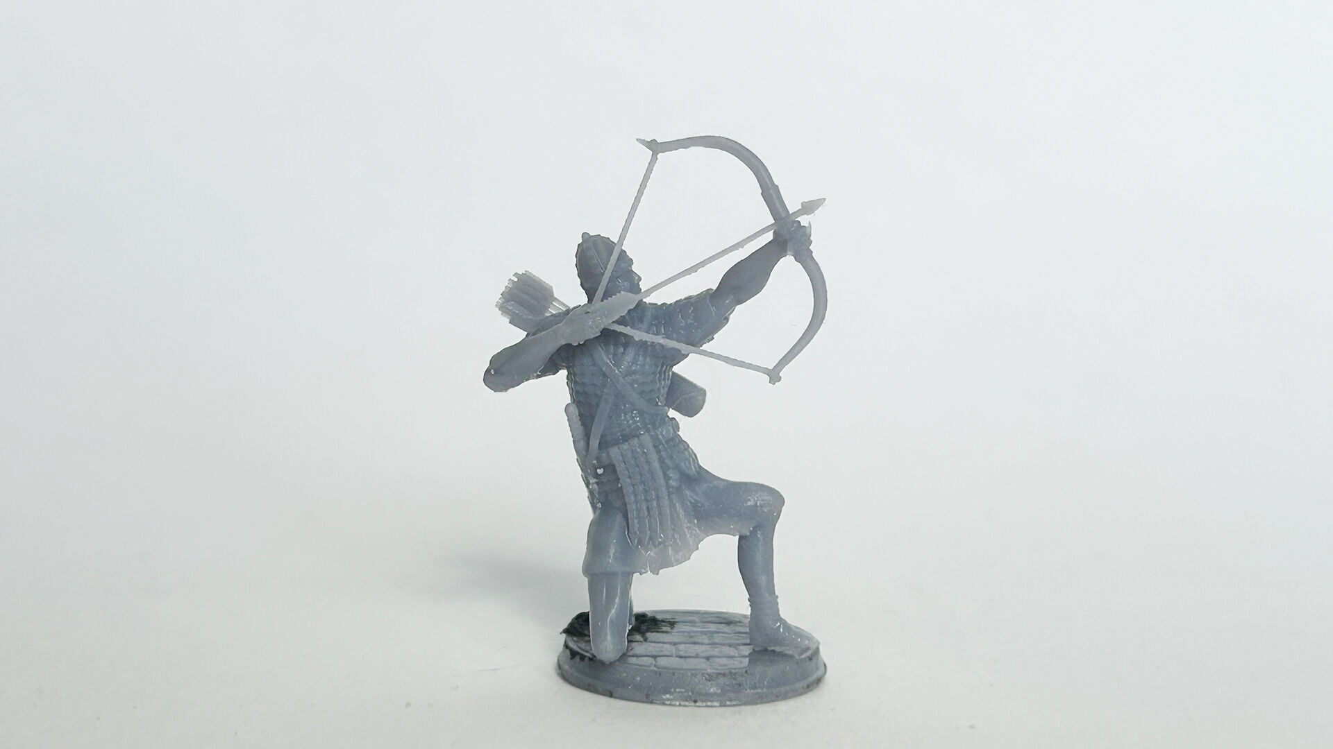 Roman Archer 3 Bow up sits 3D print model_3