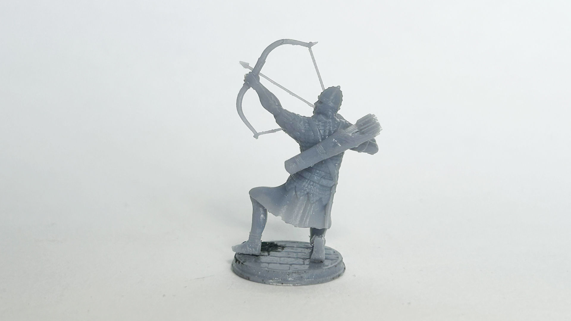 Roman Archer 3 Bow up sits 3D print model_4
