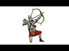 Roman Archer 3 Bow up sits 3D print model_1