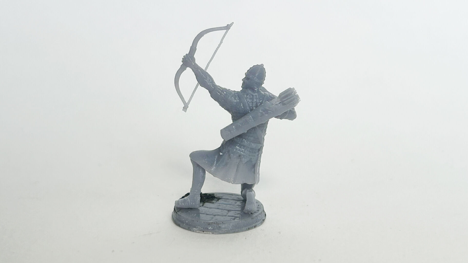 Roman Archer 3 Bow up sits arrow is shot 3D print model_4