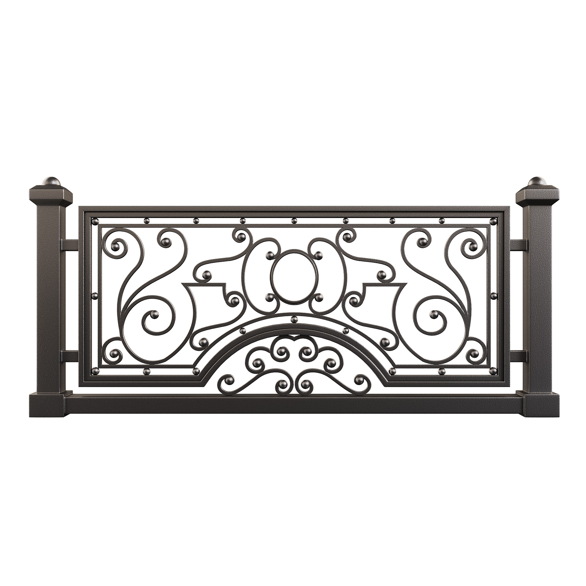 metal Low-poly 3D model_1