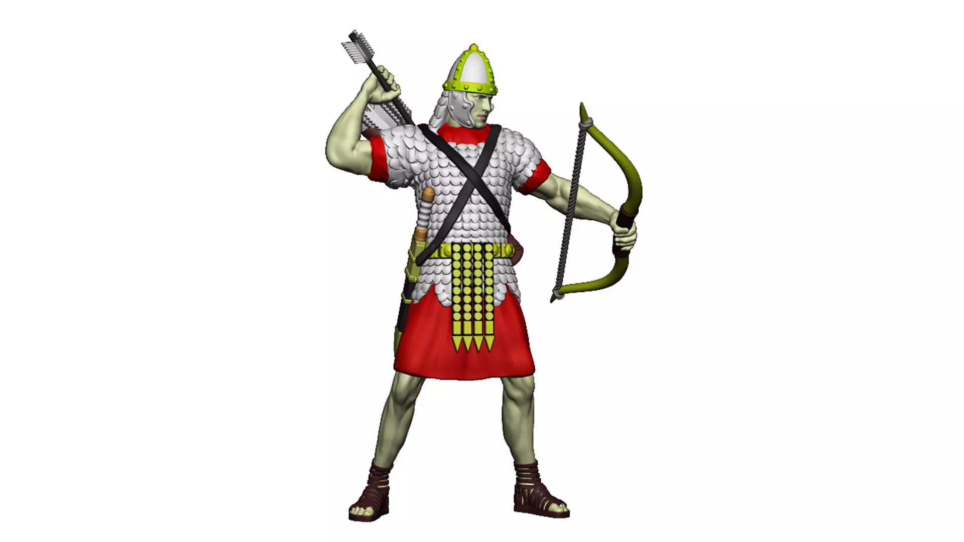 Roman Archer 4 3D print model