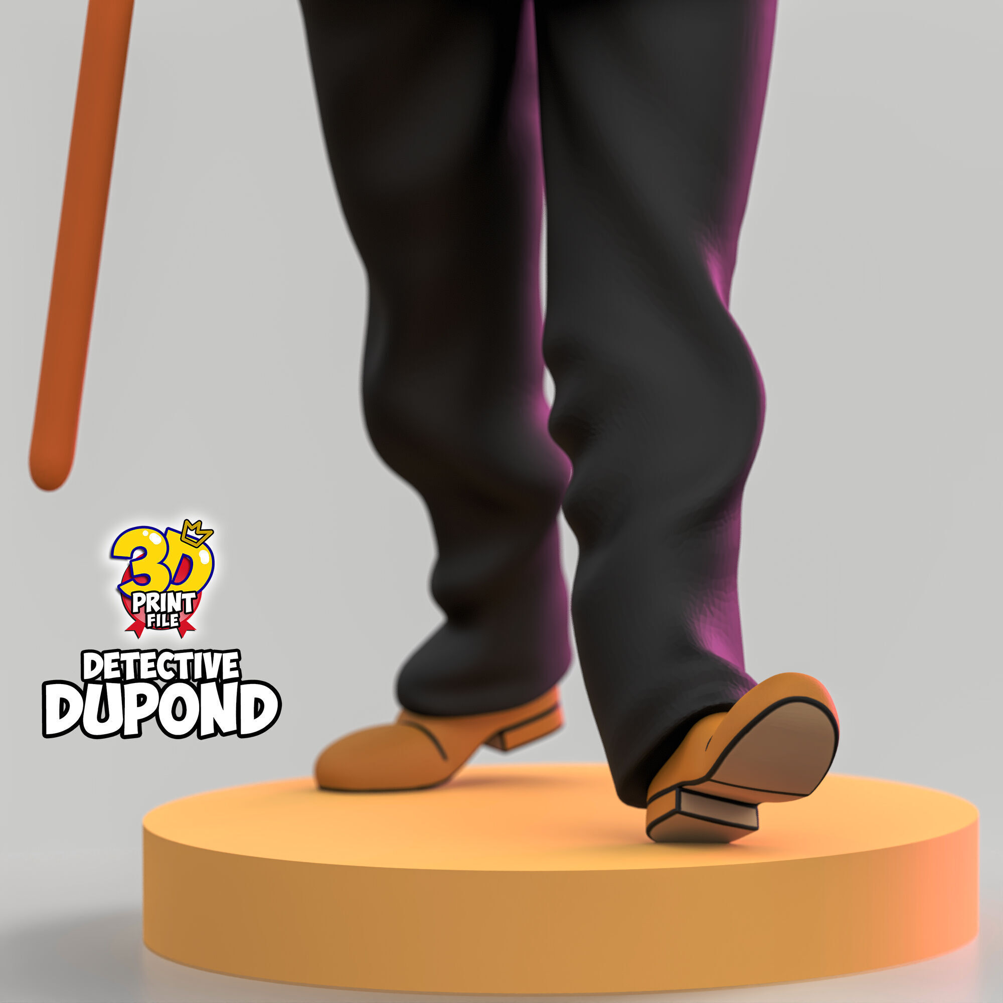 Detective Dupond 3D model Free Size 3D print model_11