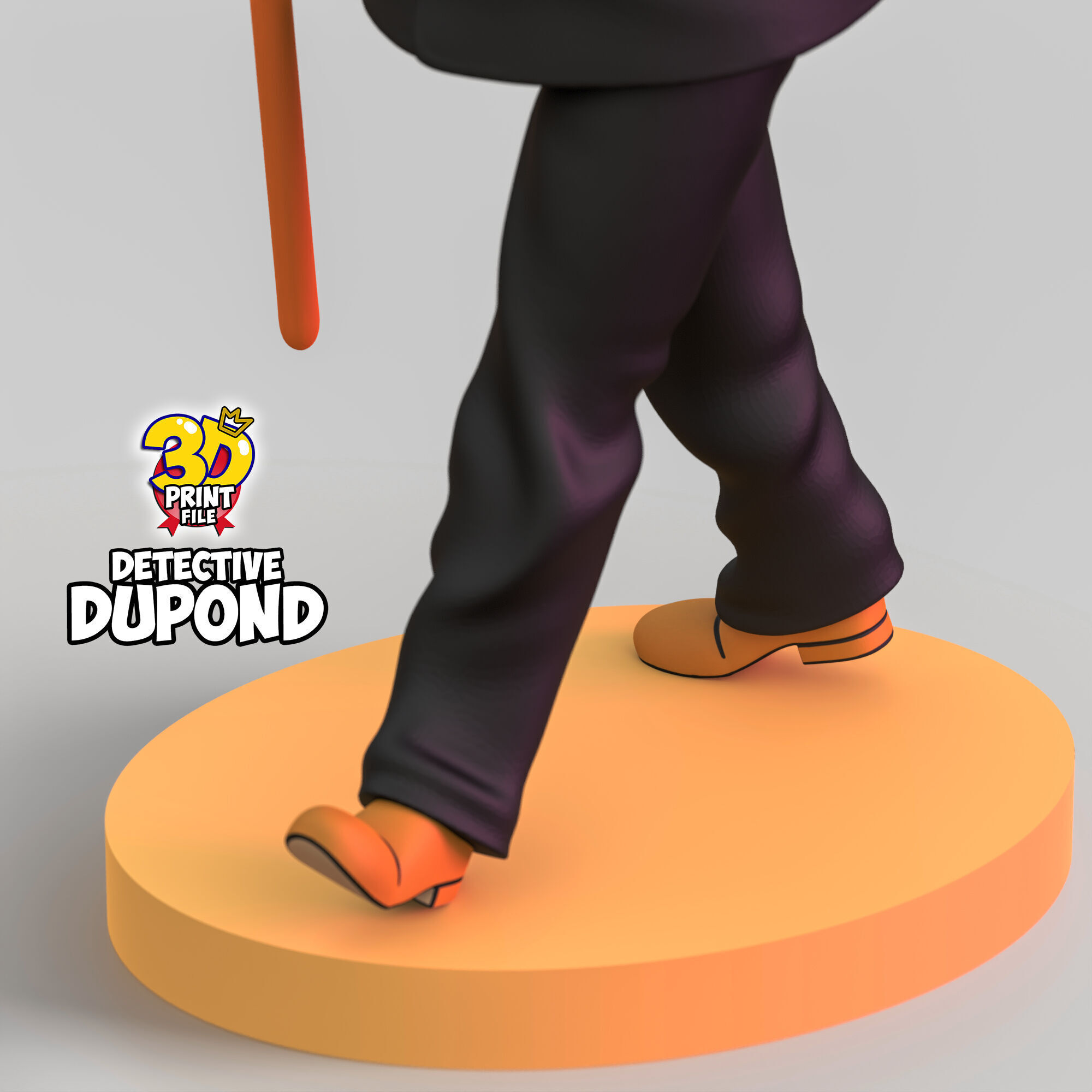 Detective Dupond 3D model Free Size 3D print model_15