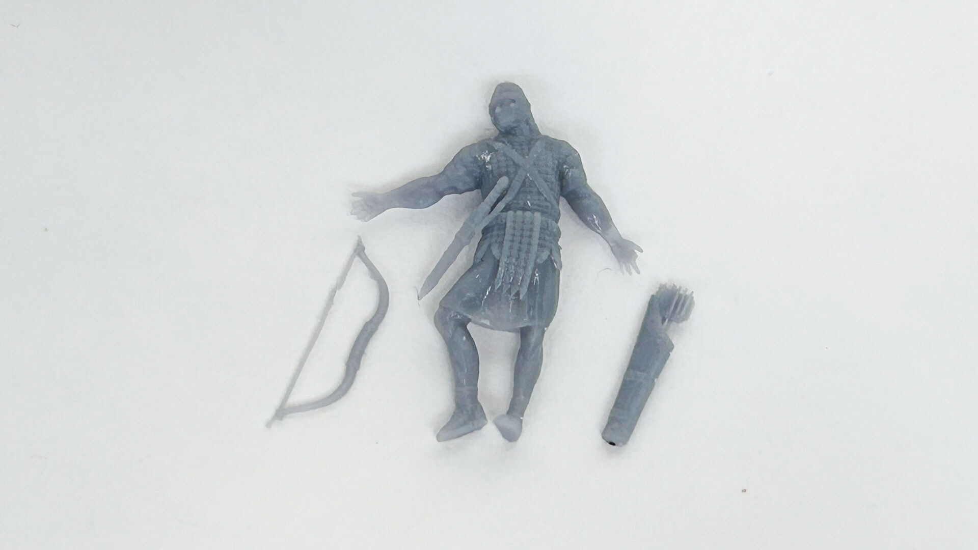 Roman Archer 6 dead 3D print model_2