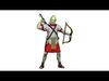 Roman Archers 3D Model Collection_7