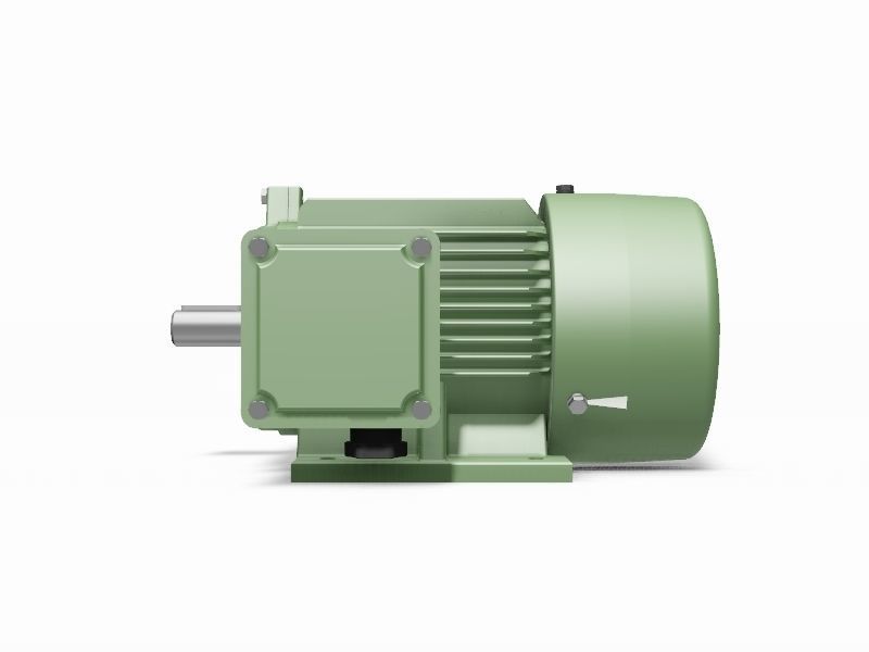 90S B3 Right IEC electric motor - 3D CAD model 3D model_2