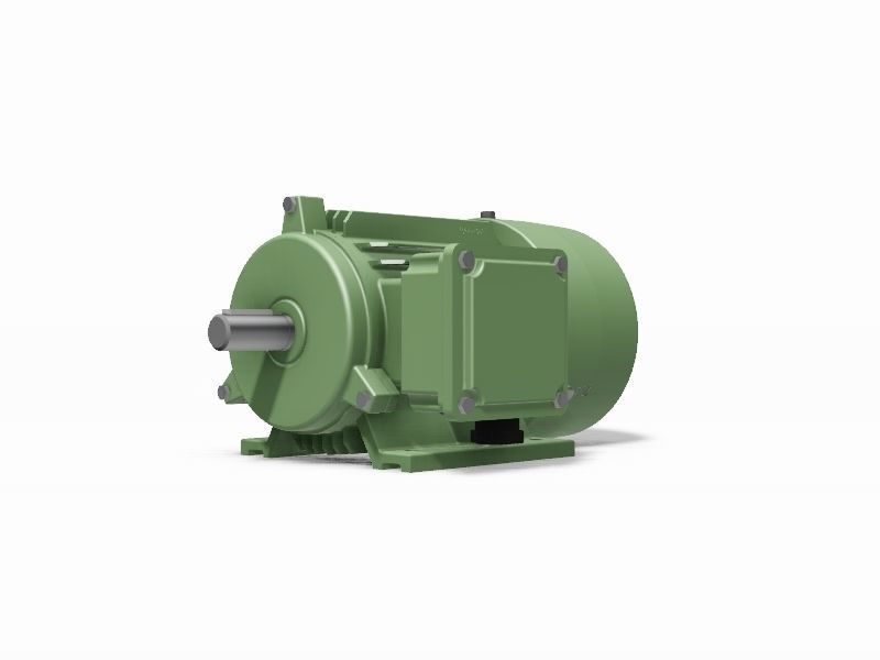 90S B3 Right IEC electric motor - 3D CAD model 3D model_1