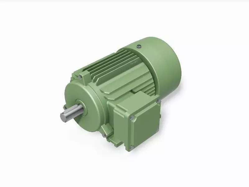 90S B3 Right IEC electric motor - 3D CAD model 3D model_0