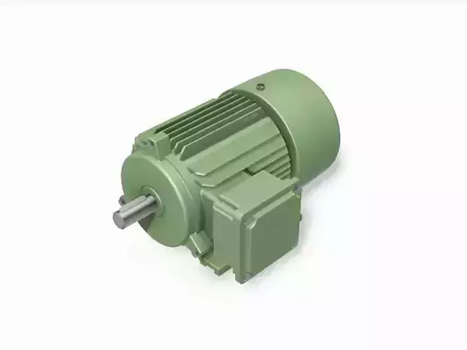 90S B3 Right IEC electric motor - 3D CAD model
