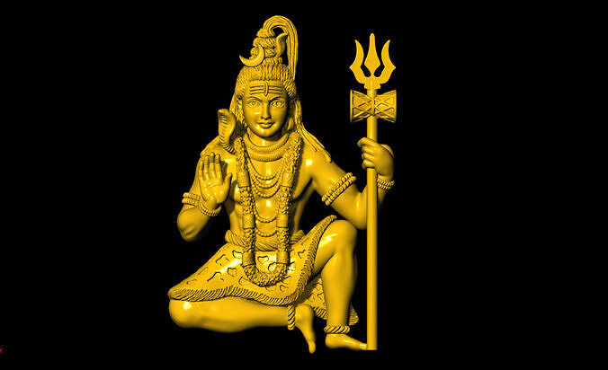 SHIV 3D PRINTED MODEL 3D print model