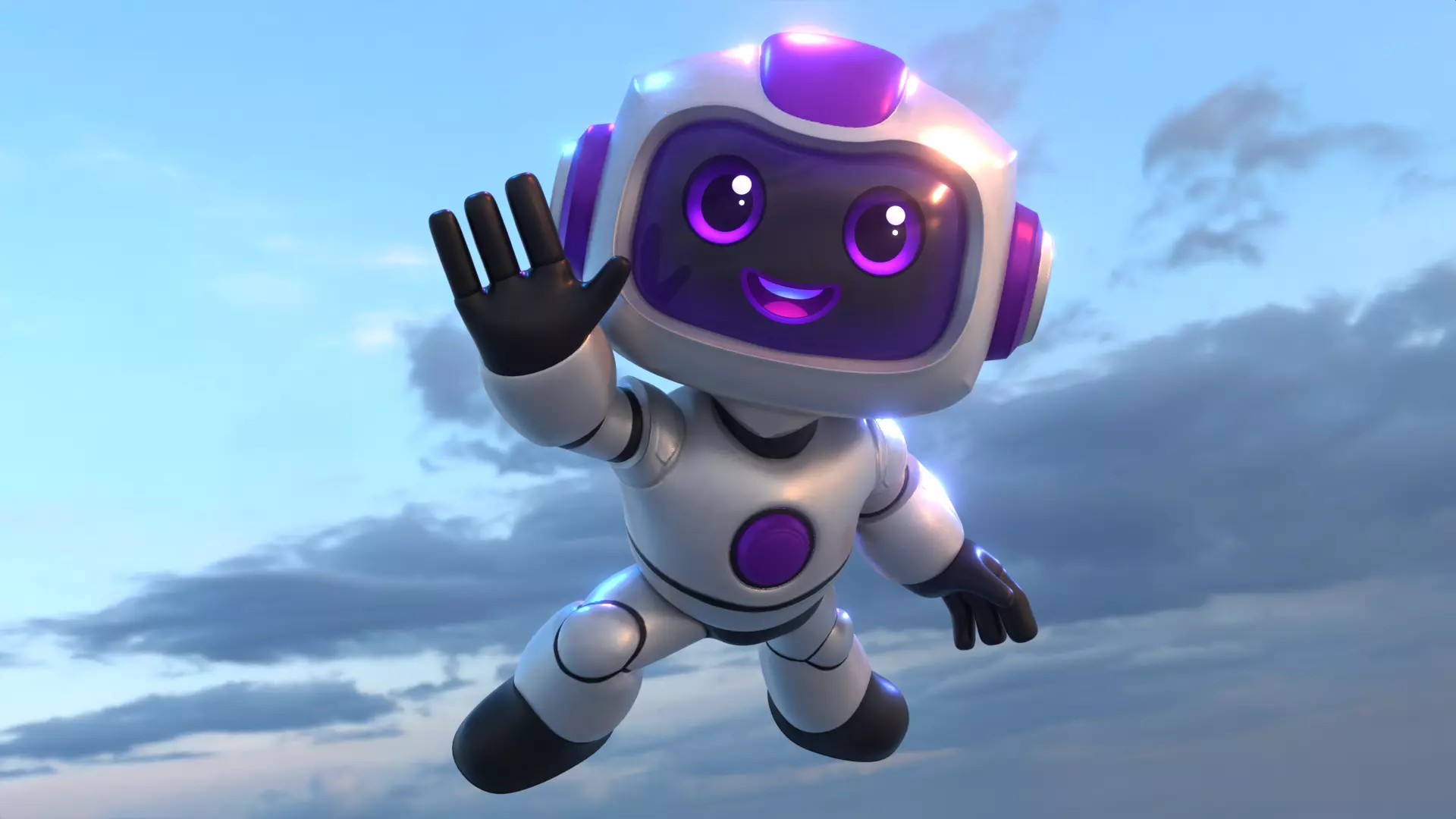 3D Character - Cute Robot 3D model_0