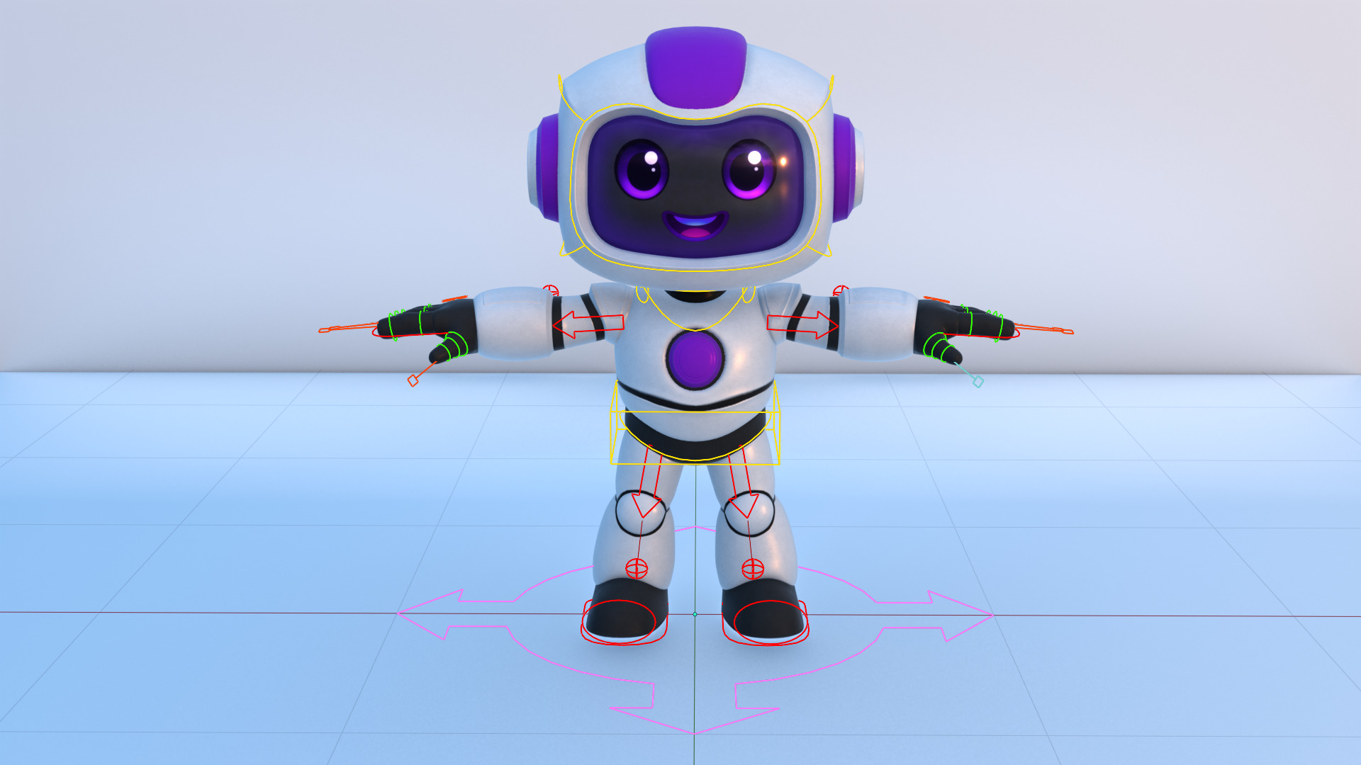 3D Character - Cute Robot 3D model_1