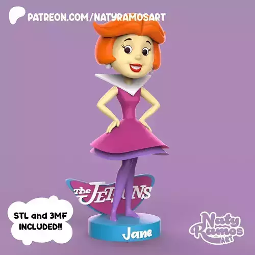 JANE JETSON 3D print model