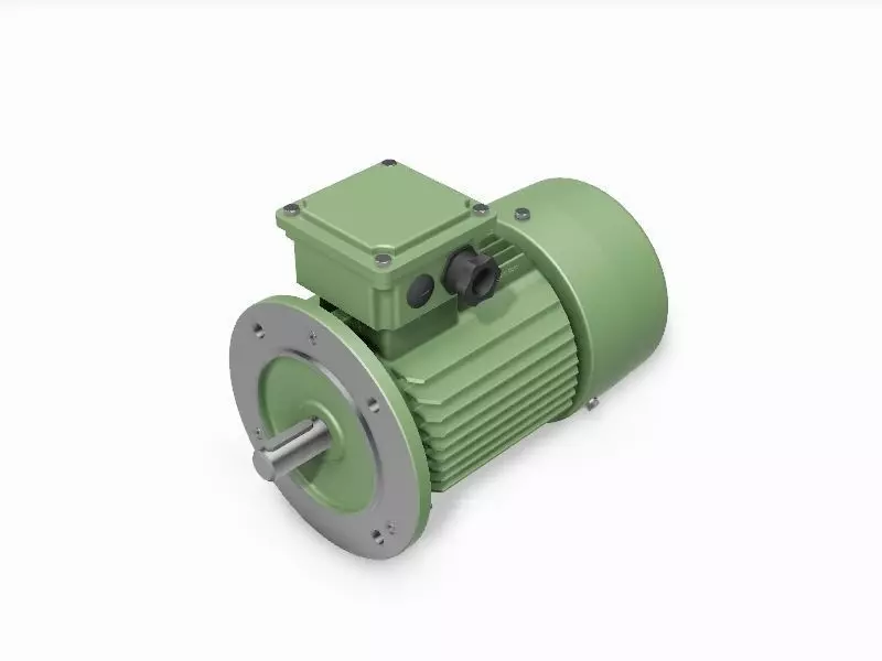 90S B5 IEC electric motor - 3D CAD model 3D model_0
