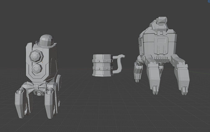low-poly Deep Rock Galactic Free low-poly 3D model