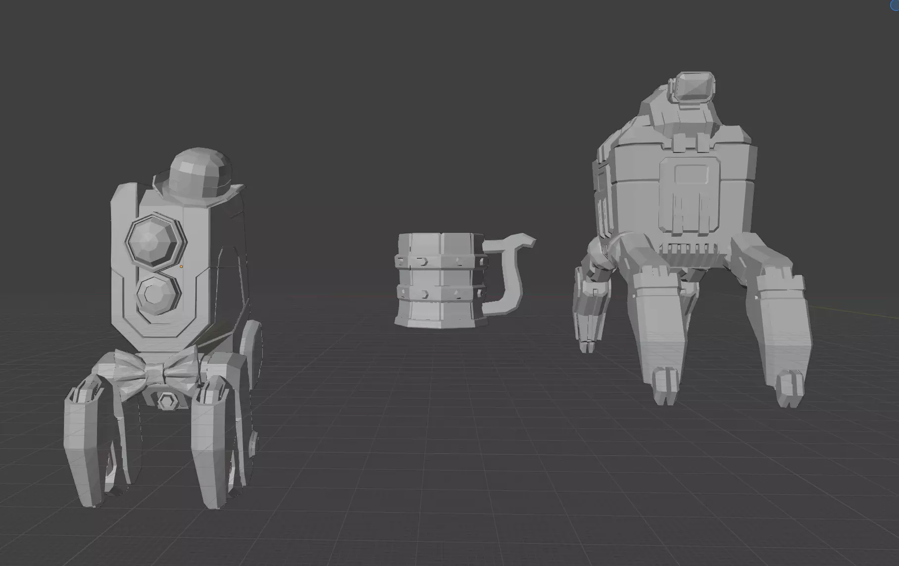 low-poly Deep Rock Galactic Free low-poly 3D model_0