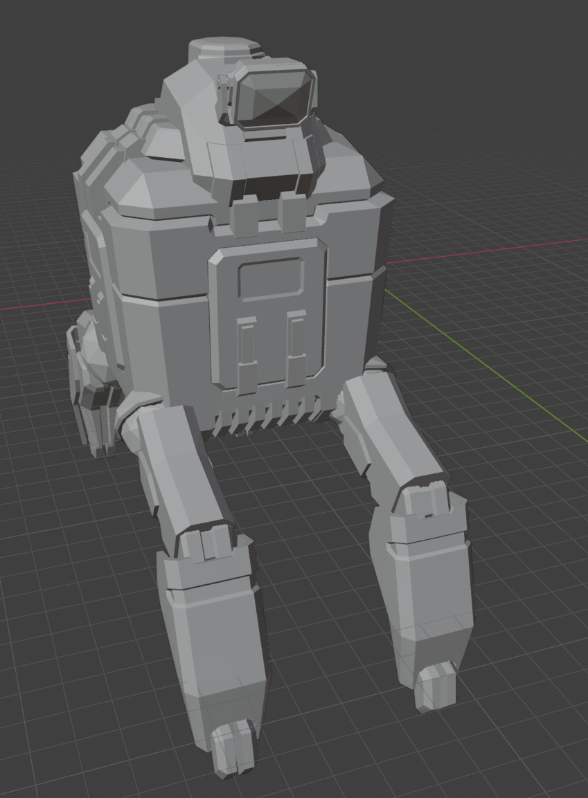 low-poly Deep Rock Galactic Free low-poly 3D model_3
