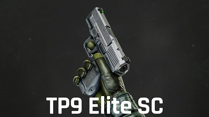 Canik TP9 Elite SC  Low-poly 3D model