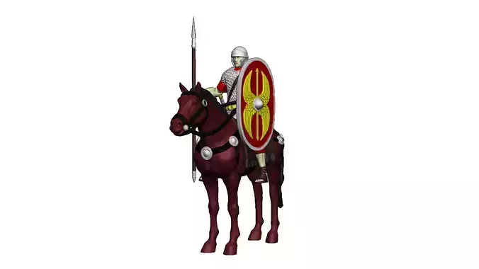 Roman cavalry 1 3D print model