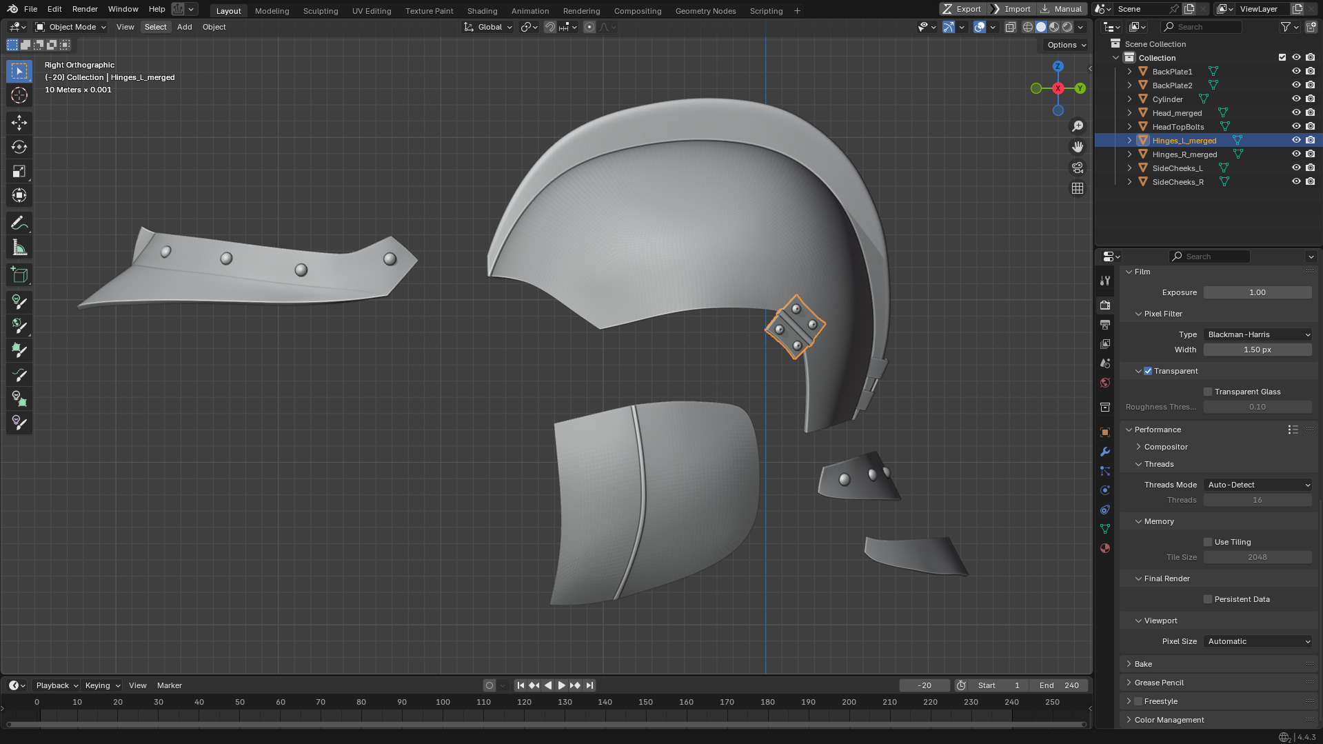 Berserk Casca Helmet for Cosplay 3D print model_13
