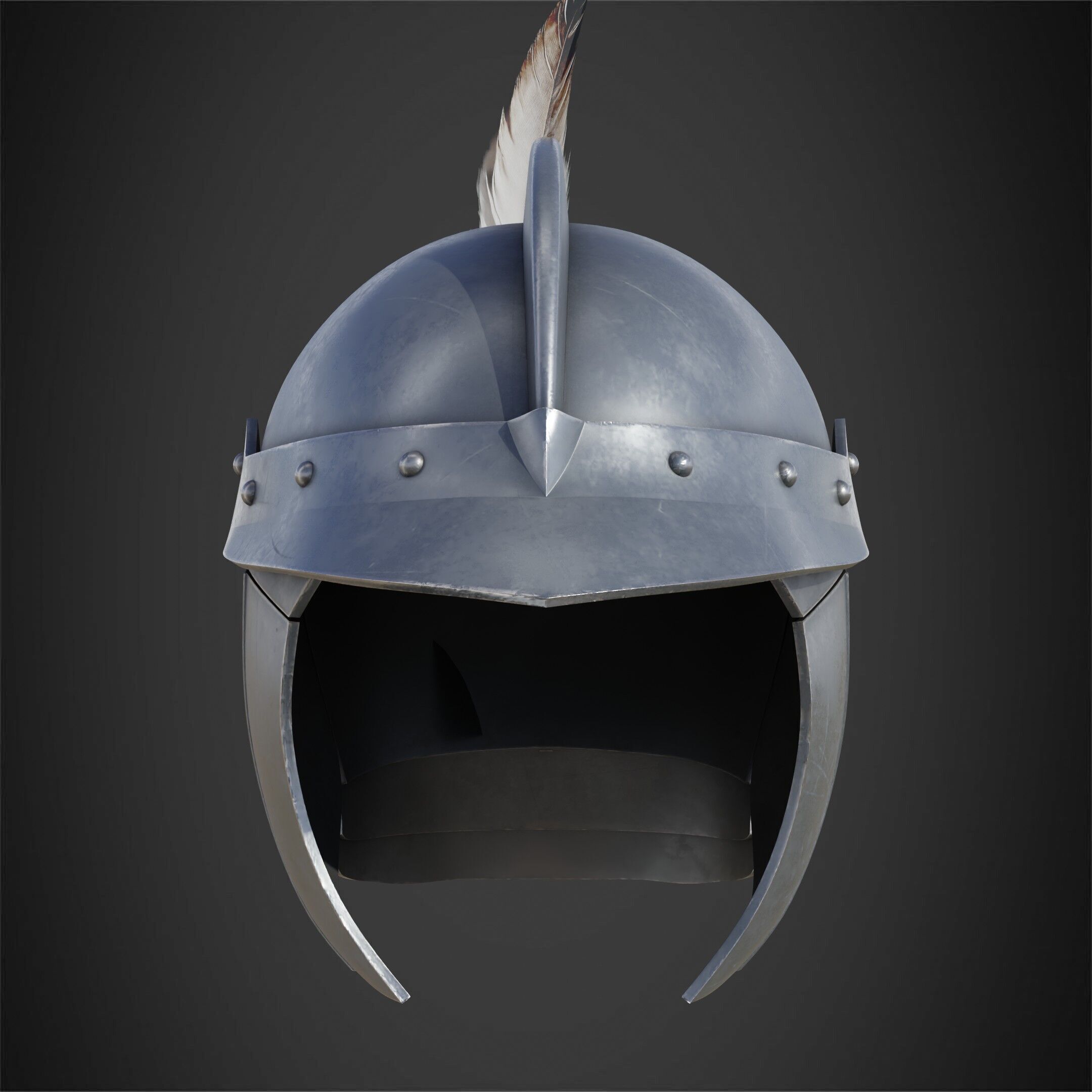 Berserk Casca Helmet for Cosplay 3D print model_3