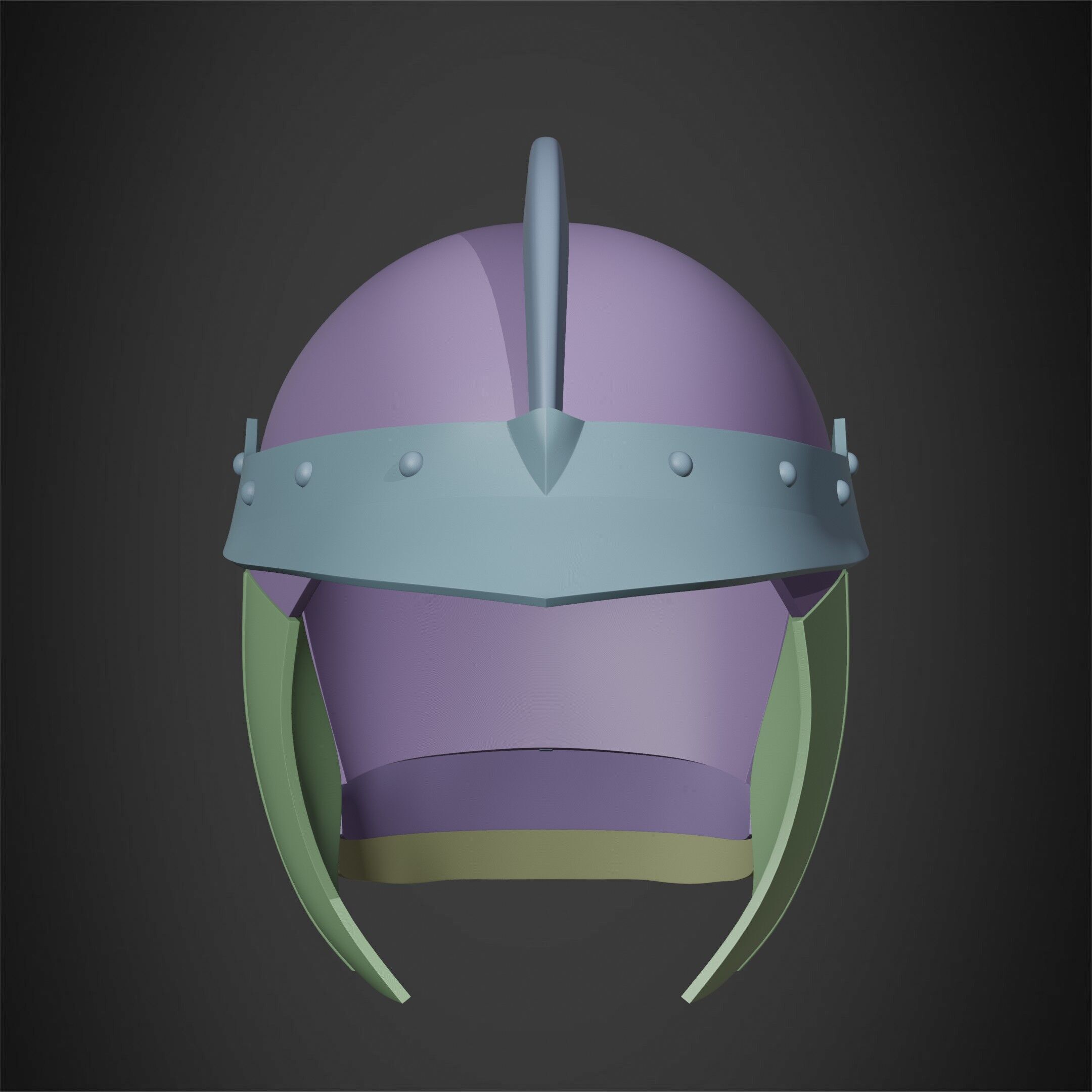 Berserk Casca Helmet for Cosplay 3D print model_15