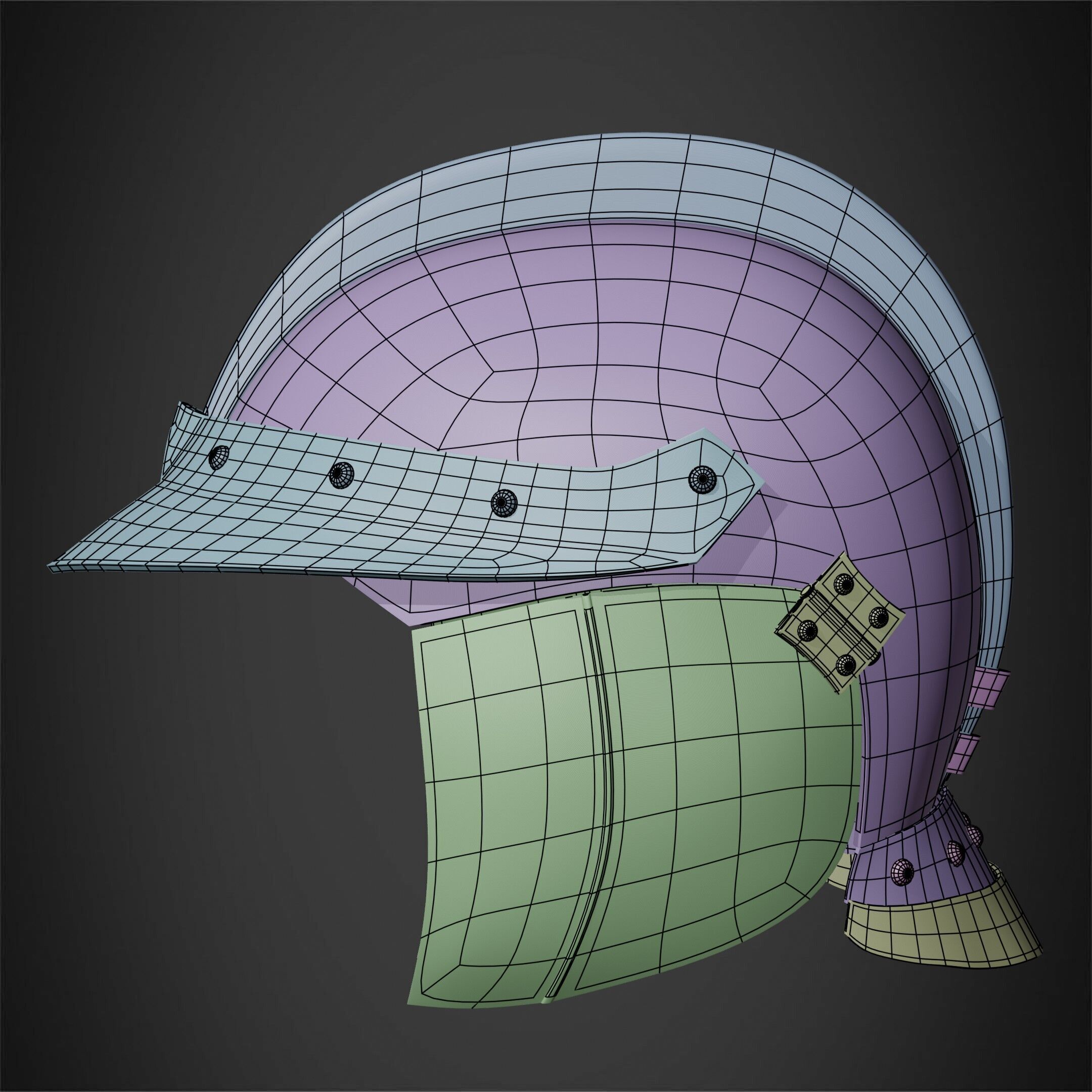 Berserk Casca Helmet for Cosplay 3D print model_20