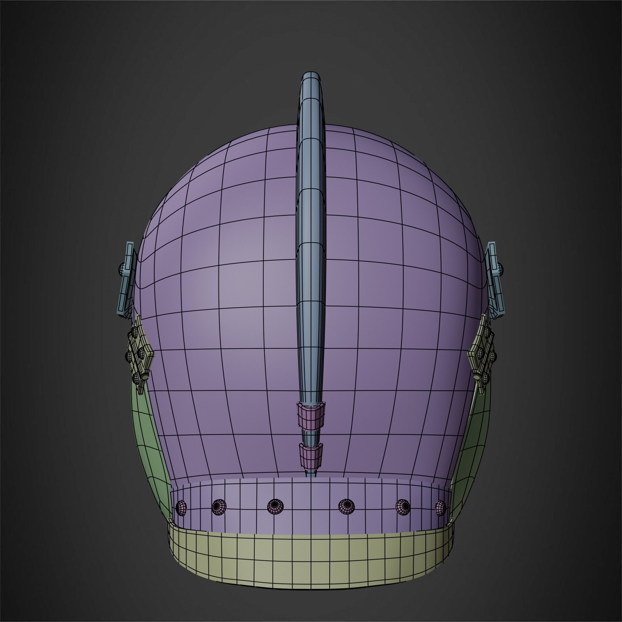 Berserk Casca Helmet for Cosplay 3D print model_24