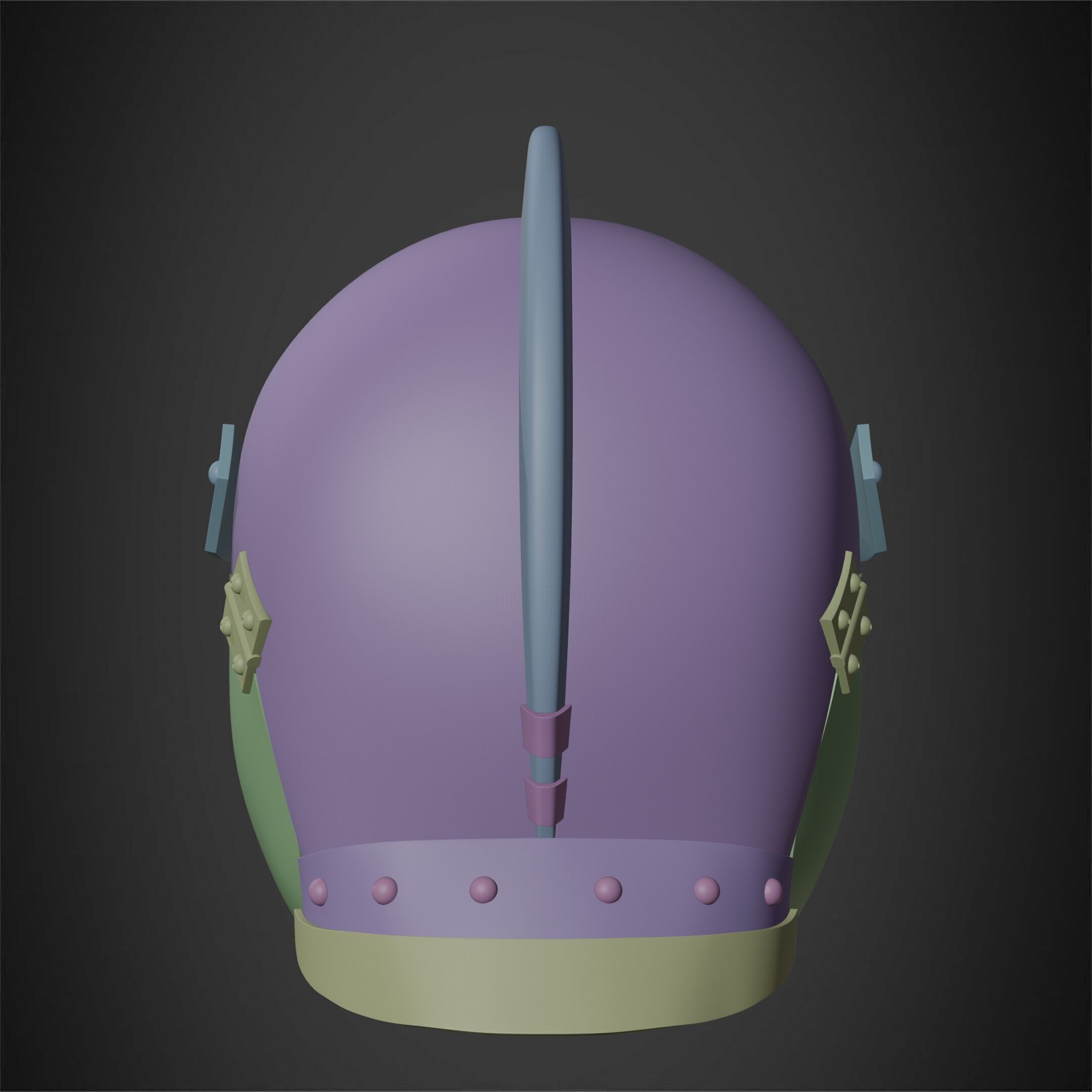 Berserk Casca Helmet for Cosplay 3D print model_23